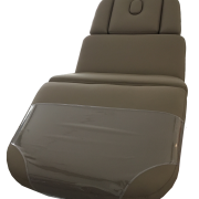 Transparenter Fußteilschoner für Wellnessliegen