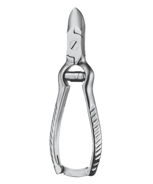 EXCALIBUR Nagelzange gewölbt mit Pufferfeder